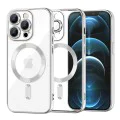 Калъф за iPhone 12 Pro Max - Luxury Crystal MagSafe - Silver