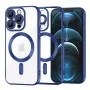 Калъф за iPhone 12 Pro Max - Luxury Crystal MagSafe - Deep Blue