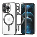 Калъф за iPhone 12 Pro Max - Luxury Crystal MagSafe - Черен
