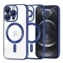 Калъф за iPhone 12 Pro - Luxury Crystal MagSafe - Deep Blue