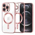 Калъф за iPhone 12 Pro - Luxury Crystal MagSafe - Розов