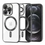 Калъф за iPhone 12 Pro - Luxury Crystal MagSafe - черен