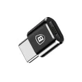 Micro-USB към Type-C OTG адаптер, 2.4A - Baseus (CAMOTG-01) - черен