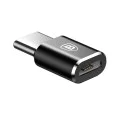 Micro-USB към Type-C OTG адаптер, 2.4A - Baseus (CAMOTG-01) - черен