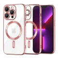 Калъф за iPhone 13 Pro - Luxury Crystal MagSafe - Розов