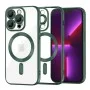 Калъф за iPhone 13 Pro - Luxury Crystal MagSafe - Deep Green