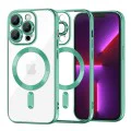Калъф за iPhone 13 Pro - Luxury Crystal MagSafe - Светло зелен