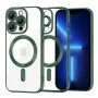 Калъф за iPhone 13 Pro Max - Luxury Crystal MagSafe - Deep Green