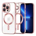 Калъф за iPhone 13 Pro Max - Luxury Crystal MagSafe - Pink
