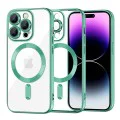 Калъф за iPhone 14 Pro Max - Luxury Crystal MagSafe - Light Green