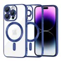 Калъф за iPhone 14 Pro Max - Luxury Crystal MagSafe - Deep Blue