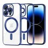 Калъф за iPhone 14 Pro - Luxury Crystal MagSafe - Deep Blue