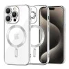 Калъф за iPhone 15 Pro Max - Luxury Crystal MagSafe - Silver