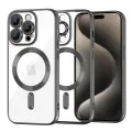 Калъф за iPhone 15 Pro Max - Luxury Crystal MagSafe - Черен