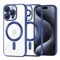 Калъф за iPhone 15 Pro - Luxury Crystal MagSafe - Deep Blue