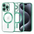 Калъф за iPhone 15 Pro - Luxury Crystal MagSafe - Light Green