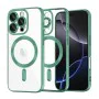 Калъф за iPhone 16 Pro Max - Luxury Crystal MagSafe - Light Green