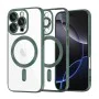 Калъф за iPhone 16 Pro Max - Luxury Crystal MagSafe - Deep Green