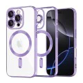 Калъф за iPhone 16 Pro Max - Luxury Crystal MagSafe - Светло лилав