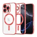 Калъф за iPhone 16 Pro Max - Luxury Crystal MagSafe - Червен