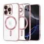 Калъф за iPhone 16 Pro Max - Luxury Crystal MagSafe - Pink