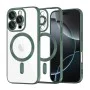 Калъф за iPhone 16 Pro - Luxury Crystal MagSafe - Deep Green