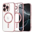 Калъф за iPhone 16 Pro - Luxury Crystal MagSafe - Розов