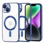 Калъф за iPhone 14 - Luxury Crystal MagSafe - Deep Blue