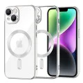 Калъф за iPhone 14 - Luxury Crystal MagSafe - Silver