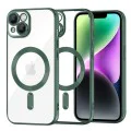 Калъф за iPhone 14 - Luxury Crystal MagSafe - Deep Green