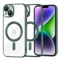 Калъф за iPhone 14 Plus - Luxury Crystal MagSafe - Deep Green