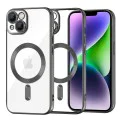 Калъф за iPhone 14 Plus - Luxury Crystal MagSafe - Черен