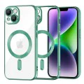 Калъф за iPhone 14 Plus - Luxury Crystal MagSafe - Light Green