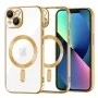 Калъф за iPhone 13 - Luxury Crystal MagSafe - Златен