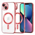 Калъф за iPhone 13 - Luxury Crystal MagSafe - Червен