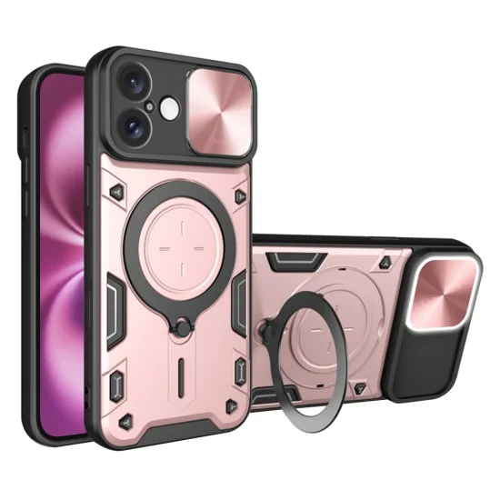 Калъф за iPhone 16 Plus - CamGuard Pro - Rose Gold