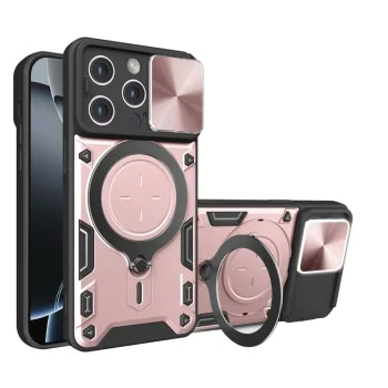 Калъф за iPhone 16 Pro - CamGuard Pro - Rose Gold