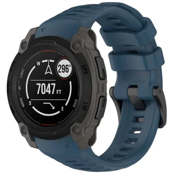 Каишка за Garmin Instinct E 45mm - Techsuit - Каишка за часовник 22mm (W076) - Navy Blue
