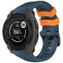 Каишка за Garmin Instinct E 45mm - Techsuit - Каишка за часовник 22mm (W076) - Син