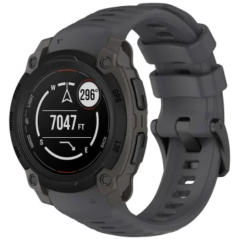 Каишка за Garmin Instinct E 40 мм - Techsuit - Каишка за часовник 22 мм (W076) - Сив