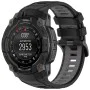 Каишка за Garmin Instinct 3 50 mm/Instinct 3 50 mm Solar - Techsuit - Каишка за часовник 22 mm (W077) - Черен/Сив