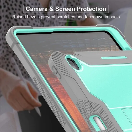 Techsuit - Rugged TabShell + Screen Protector - Samsung Galaxy Tab S10 FE Plus - Rose Gold