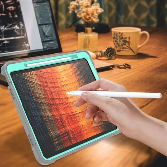 Techsuit - Rugged TabShell + Screen Protector - Samsung Galaxy Tab S10 FE Plus - Rose Gold