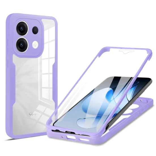 Калъф за Oppo Reno13 - ColorVerse 360 ​​Series + Screen Protector - Лилав