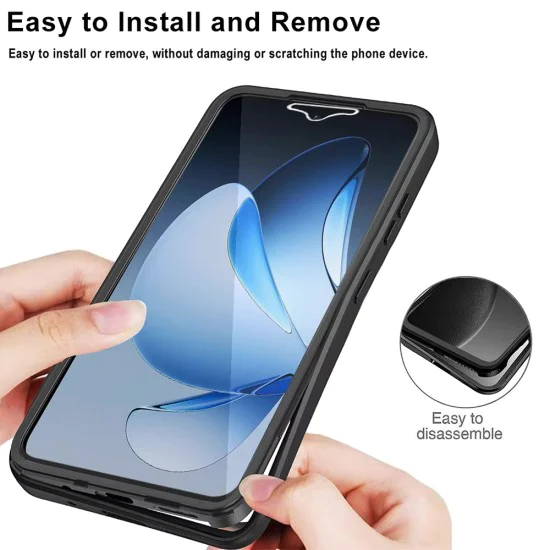 Калъф за Oppo Reno13 - ColorVerse 360 ​​Series + Screen Protector - Син