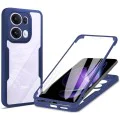 Калъф за Oppo Reno13 Pro - ColorVerse 360 ​​Series + Screen Protector - Син