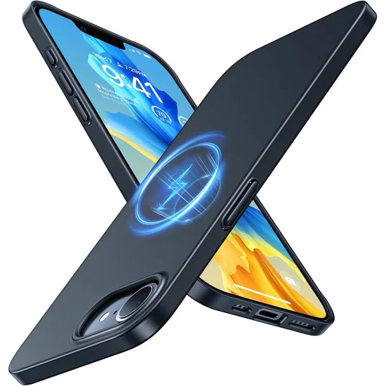 Torras - серия OriginFit-Mag - iPhone 16e - черен