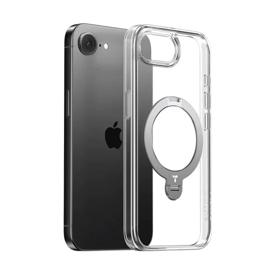 Torras - Ostand Spin Series - iPhone 16e - Clear