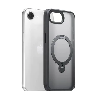 Torras - Ostand Spin Series - iPhone 16e - черен