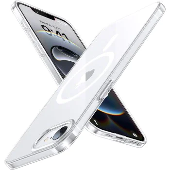 Torras - серия OriginFit-Mag - iPhone 16e - прозрачен
